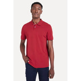 POLO MC MASC PIQUET PERUANO VERMELHO ESC VERMELHO ESCURO